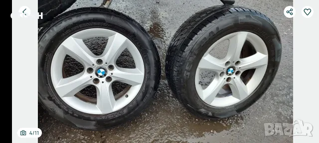 5бр. оригинални ,алуминиеви джанти с гуми за BMW X5, снимка 4 - Гуми и джанти - 56107805
