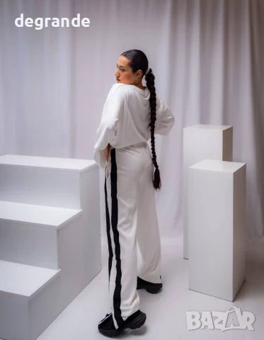 Бял дамски спортен комплект, снимка 5 - Спортни екипи - 50905510