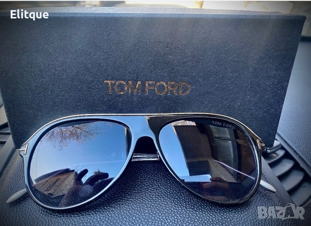 очила с черен обикновен калъф и ув защита tom ford 