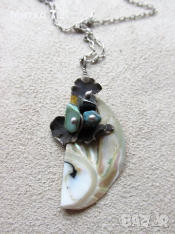 	сребърен медальон 8