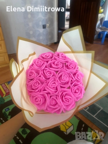 Букети от фоамени рози , снимка 13 - Други - 52958373