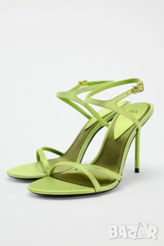 Сандали на ток на Zara , снимка 2 - Сандали - 54017766