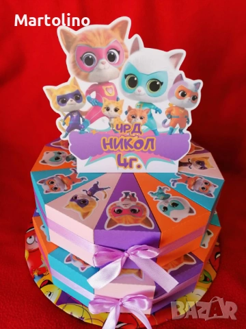 Картонена торта Барбароните, снимка 4 - Други - 53015066