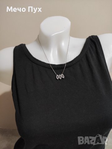 Сребърен синджир с висулка (151), снимка 3 - Колиета, медальони, синджири - 36649775