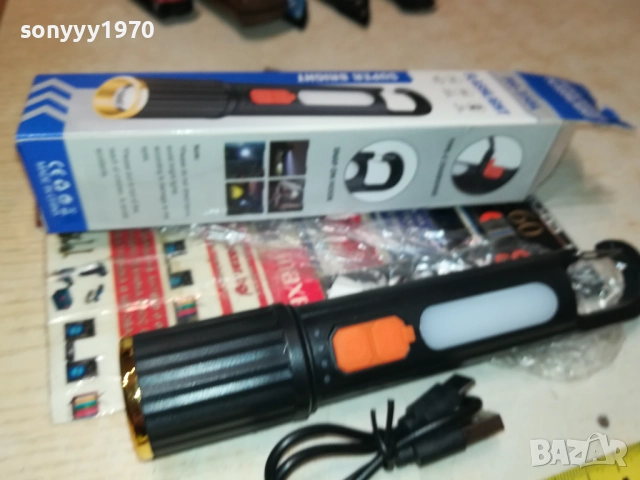 ЛЕД ФЕНЕР-USB 0509251523, снимка 3 - Лед осветление - 51616915