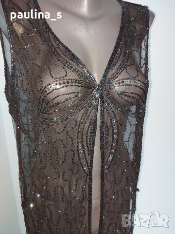 Ефирна туника тип елек за повод "Ze-Ze" concept / голям размер , снимка 6 - Елеци - 14383151