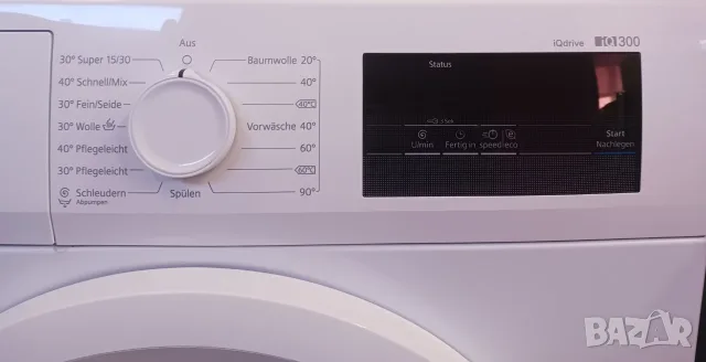 Инверторна пералня SIEMENS IQ300, снимка 4 - Перални - 56521294