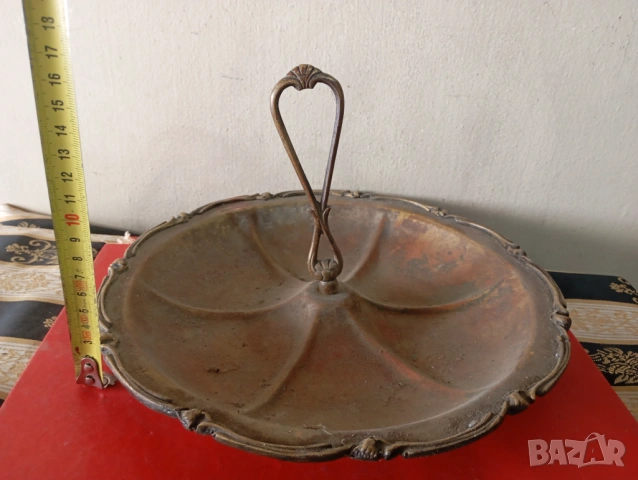 Купа за ядки,плато арт деко, снимка 2 - Антикварни и старинни предмети - 54288746