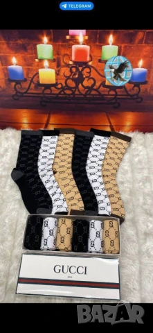 чорапи в кутия  adidas nike off white victorias secret tommy hilfiger gucci fendi balenciaga adidas, снимка 11 - Дамски чорапи - 50776197