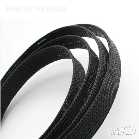 Кабелна оплетка 25мм черна, снимка 1