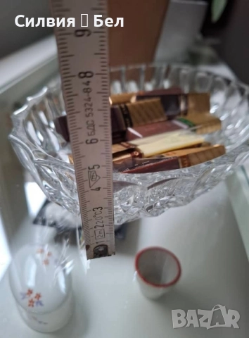 Овална кристална купа, снимка 7 - Аксесоари за кухня - 51872121