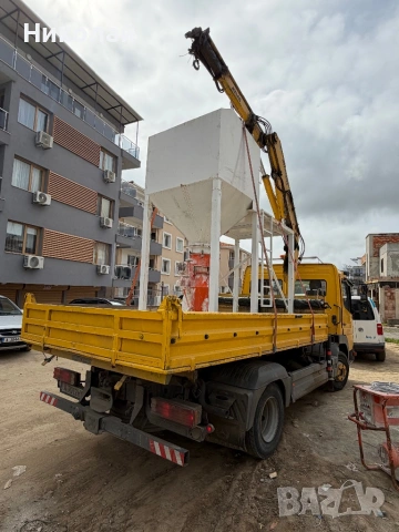 Транспортни услуги самосвал с кран и камион с падащ борд до 5Т