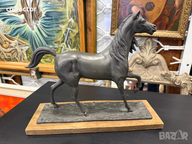 Френска фигура / скулптура на кон / жребец. №7991