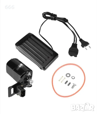 Мотор за шевна машина Enforose 180W, управление с педали, лесен за инсталиране, универсален