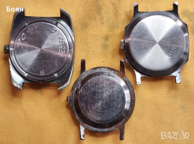Лот съветски руски часовници Восток и Победа, снимка 2 - Мъжки - 52321774