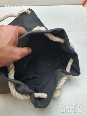 Gioseppo GIOS EPPO Дизайнерска Ранижа с Въжета - Нова, снимка 8 - Раници - 42244715