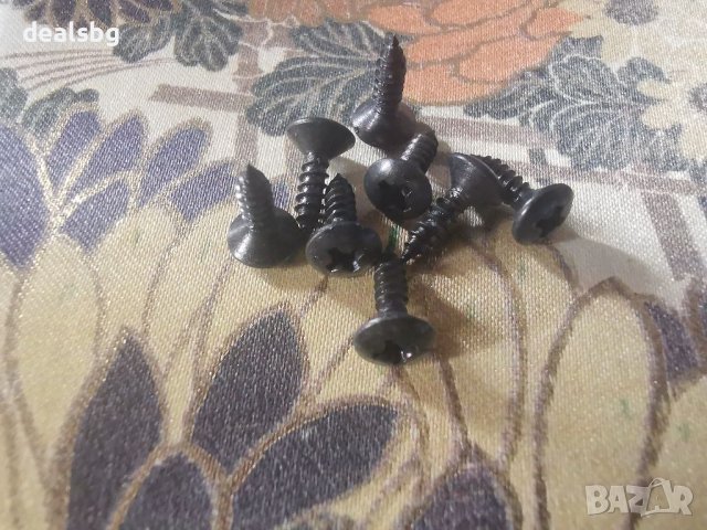 Болтчета за пикгард, черни, снимка 1 - Китари - 23420043