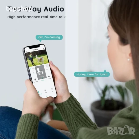 НОВА BOIFUN Соларна безжична охранителна камера за външна употреба - 2K WiFi с батерии..., снимка 9 - Други - 50556167