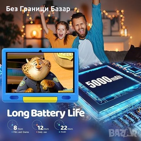 Нов Образователен Таблет за Деца, 2GB+64GB, Wi-Fi/Bluetooth, 5000mAh, снимка 5 - Таблети - 44248238