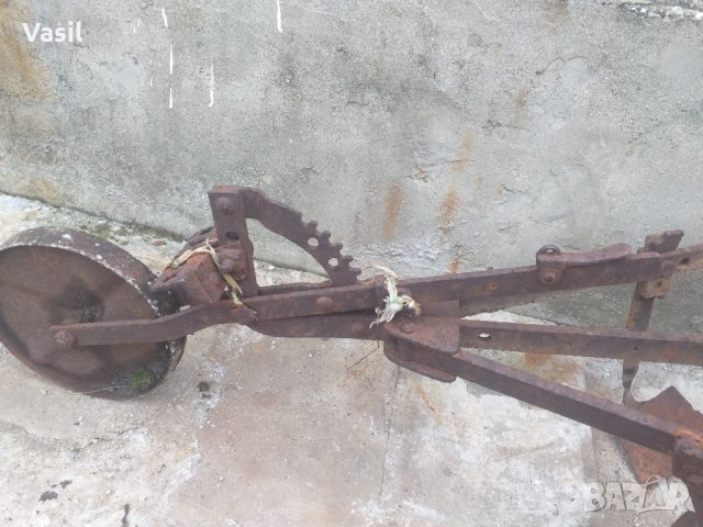 Плуг старинен,декорация!, снимка 3 - Градински мебели, декорация  - 29173622
