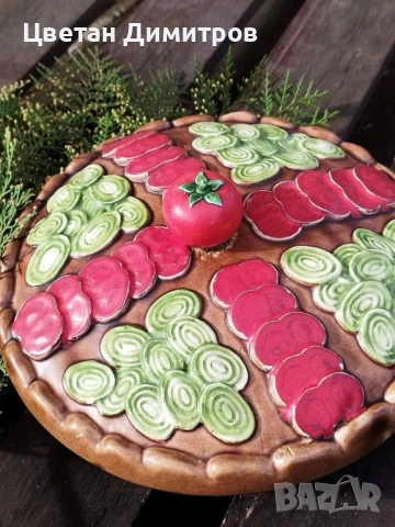 керамична цветна купа за приготвяне, ръчна изработка , снимка 8 - Прибори за хранене, готвене и сервиране - 54083949