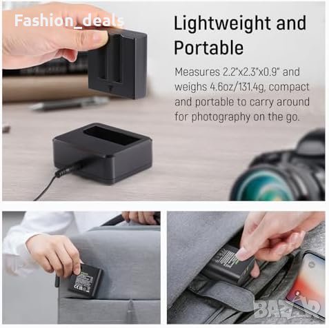 Нова Надеждна Li-ion Батерия за фото светкавица NEEWER NW665 650 Заряда Енергия, снимка 4 - Чанти, стативи, аксесоари - 42888586