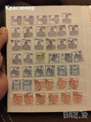 Пощенски марки Германия Замъци., снимка 6 - Филателия - 51207611