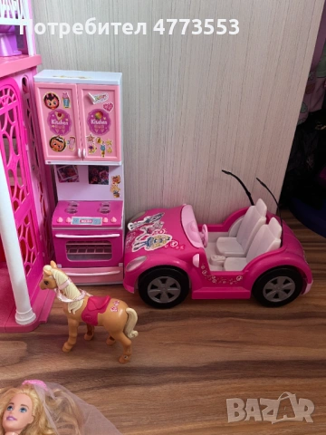Къща на Барби Barbie кола и кукли, снимка 5 - Кукли - 53931553