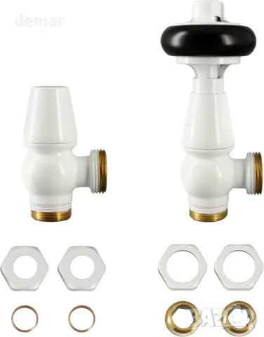 VANCOCO Традиционни ъглови радиаторни вентили, снимка 6 - Други стоки за дома - 49843809