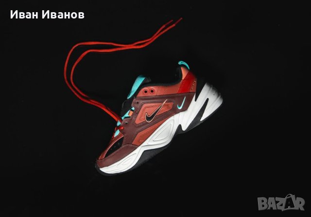 маратонки  Nike M2K Tekno Mahogany Mink/Black/Burnt Orange номер 41, снимка 8 - Маратонки - 40781172