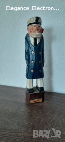 Дървена Фигурка Капитан Goteborg 19 см, снимка 4 - Колекции - 37410813