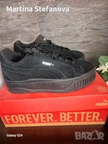 Велурени маратонки Puma, снимка 2 - Маратонки - 56479850