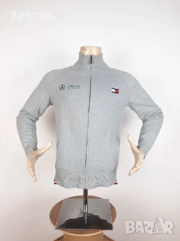 Tommy Hilfiger x Mercedes AMG - Оригинална мъжка жилетка с цип р-р S-M, снимка 3 - Пуловери - 48827561