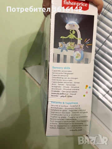 Въртележка за легло Fisher Price Butterfly Dreams, снимка 2 - Музикални играчки - 53936025
