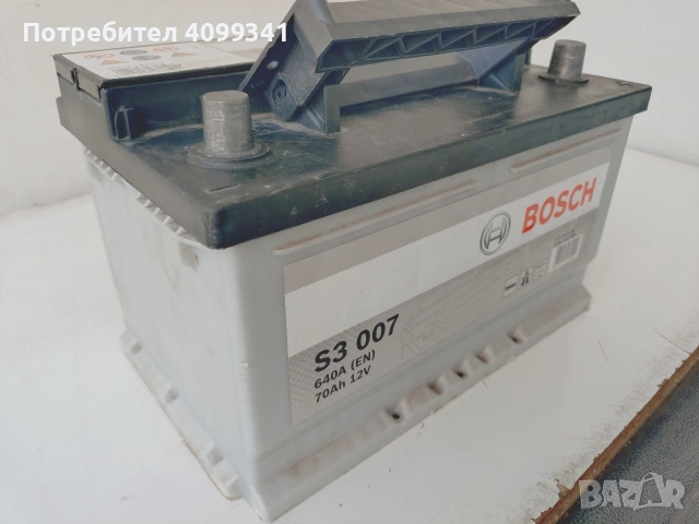 Акумулатор Бош 70 ач.12 в., снимка 3 - Аксесоари и консумативи - 54118375