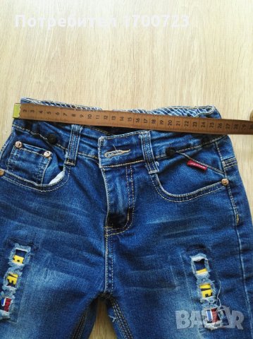Модерни дънки с кръпки, снимка 6 - Детски панталони и дънки - 30292293