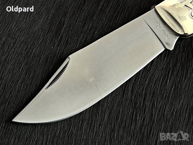 Отличен, голям ловен нож. Rough Ryder  Deer Slayer Brown Burlap (RR2329), снимка 4 - Ножове - 42699463