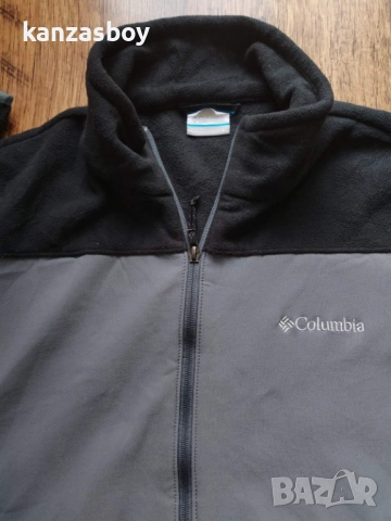columbia hybrid fleece jacket - мъжко поларено яке Л, снимка 7 - Якета - 53155620