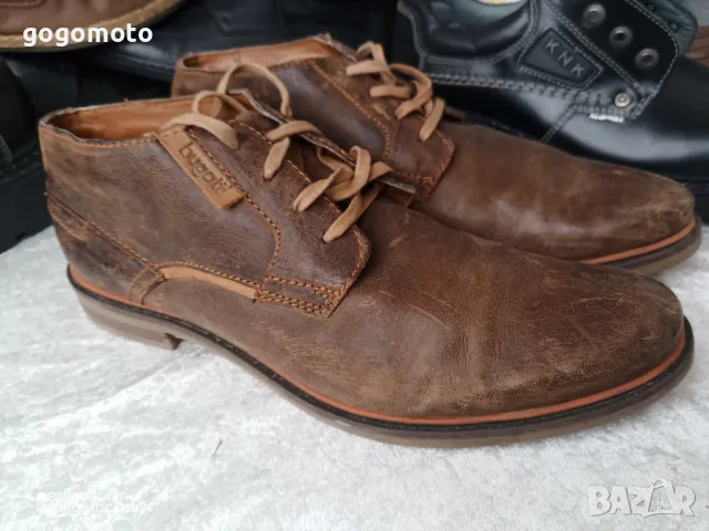 мъжки мокасини DUNNES, естествена кожа, 43 - 44, снимка 15 - Мокасини - 47825806