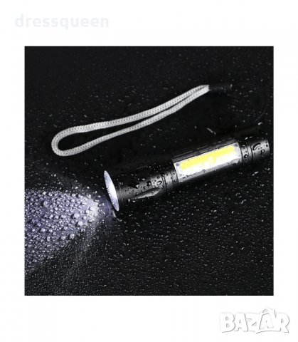 2844 Ултра ярко джобно фенерче XPE+COB със ZOOM, снимка 7 - Къмпинг осветление - 34268533