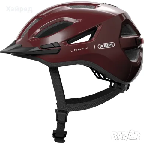Нова каска ABUS Urban-I 4.0 – Chestnut Red | За велосипед и тротинетка