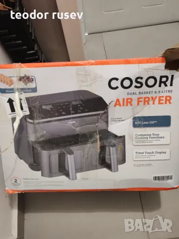COSORI AIR FRYER DUAL 8.5 LITRE ЗА ЧАСТИ!, снимка 6 - Уреди за готвене на пара - 56225605