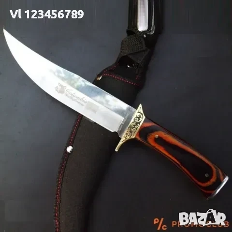 Ловен нож с фиксирано острие COLUMBIA G35 -175Х300, снимка 2 - Ножове - 52203174
