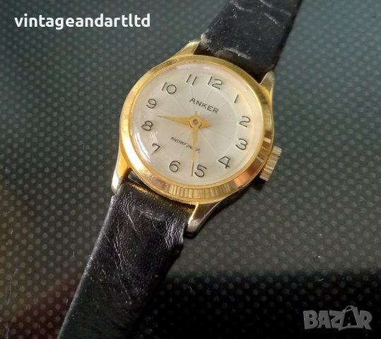 Колекционерски часовник Анкер, Anker, позлата,отличен, снимка 2 - Антикварни и старинни предмети - 40098360