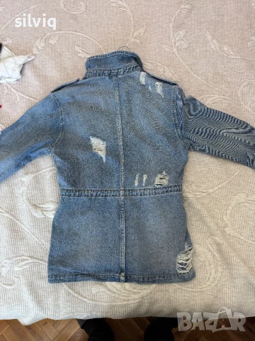 Дънково яки - размер С, снимка 6 - Блузи с дълъг ръкав и пуловери - 50671964