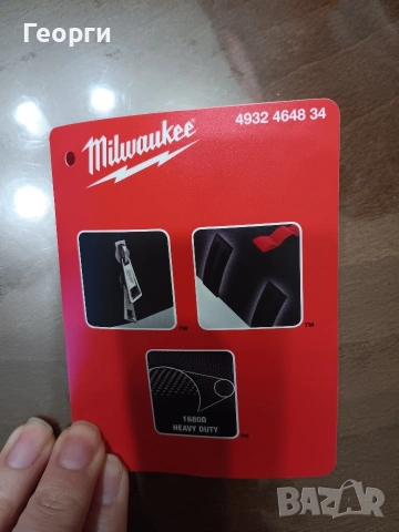 Раница за инструменти Milwaukee 4932464834, 200 x 300 x 498 мм, 22 джоба, снимка 4 - Други инструменти - 53877919