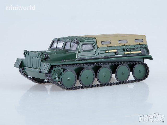 ГАЗ-47 ГТ-С верижен снегоход 1954 - мащаб 1:43 на АвтоИстория моделът е нов в кутия