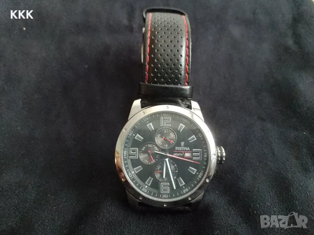 Стилен мъжки часовник Festina, снимка 2 - Мъжки - 48423099