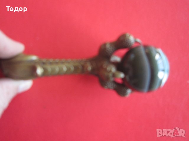 Бронзова пластика фигура орлови нокти , снимка 12 - Статуетки - 38440039