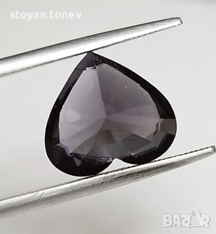 Тренди шпинел в сивеещо лилаво и VVS чистота - 5.02кт.! Нов!, снимка 8 - Колиета, медальони, синджири - 44719364